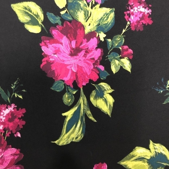 𝅺New Susan Graver Printed Stretch Jacket Floral NWOT - Picture 8 of 11